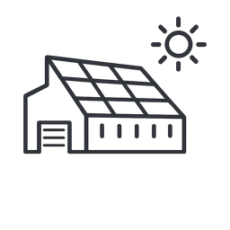 Icono cubiertas fotovoltaicas