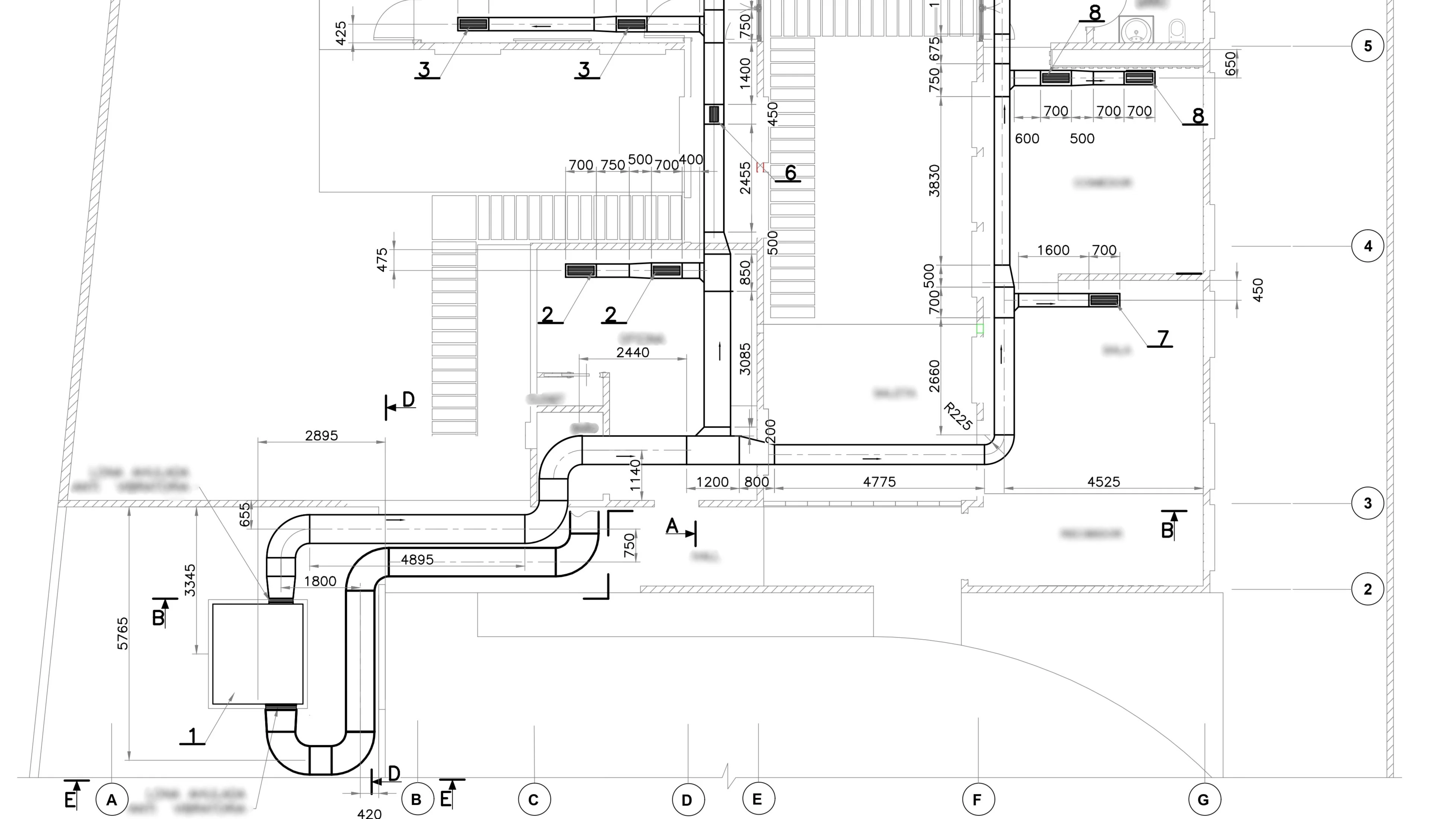 Instalación mecánica (fragmento): climatización y ventilación – Estralia